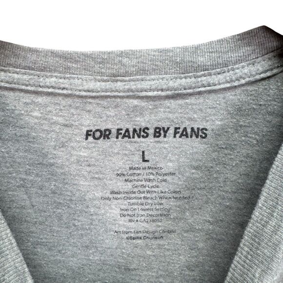 For Fans By Fans Danganronpa Monokuma Anime Series Manga Gray T Shirt Size L - Picture 4 of 4